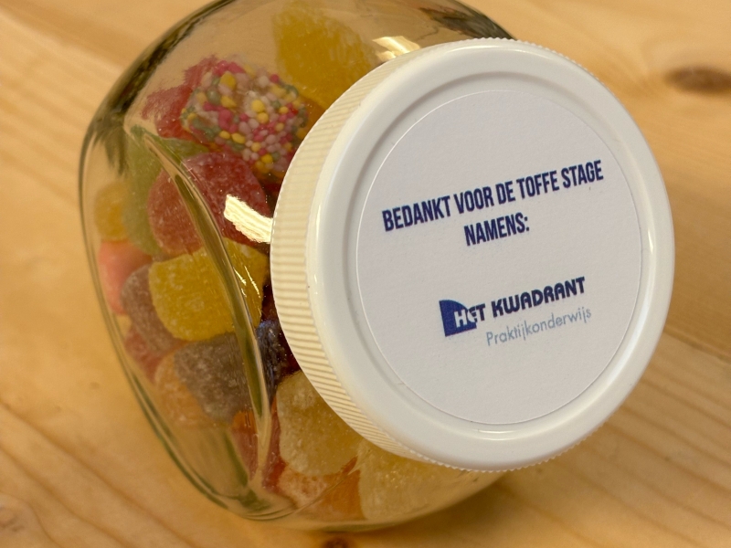 Snoeppot "toffe stage"